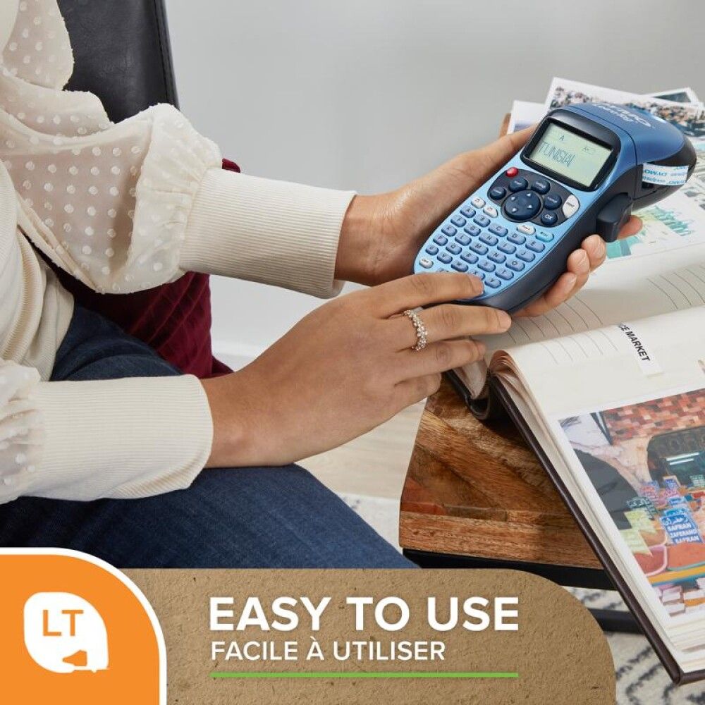 Límmiði pappír fyrir LetraTag DYMO 12 mm