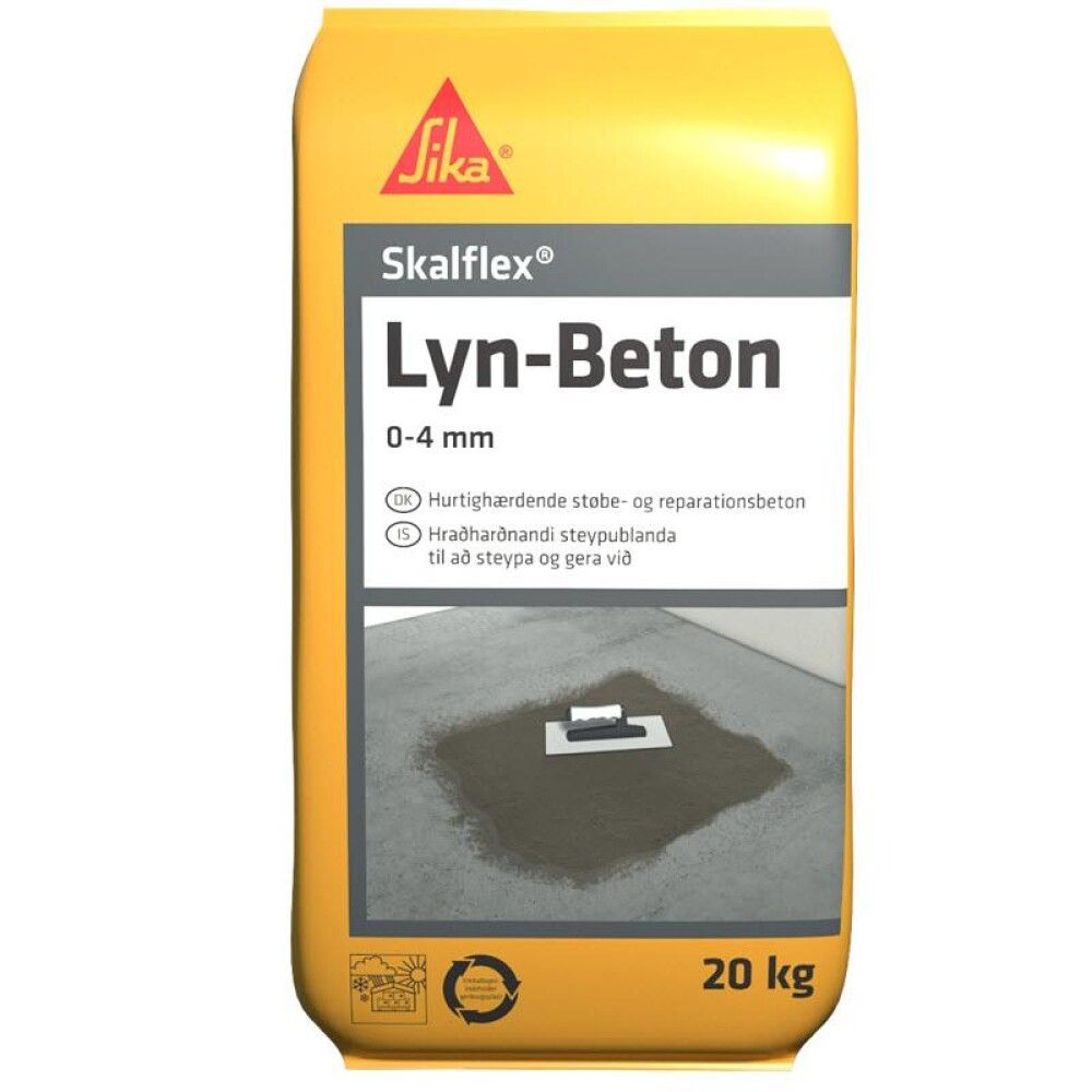 Steypa 0-4mm fljótþornandi Skalflex 20kg