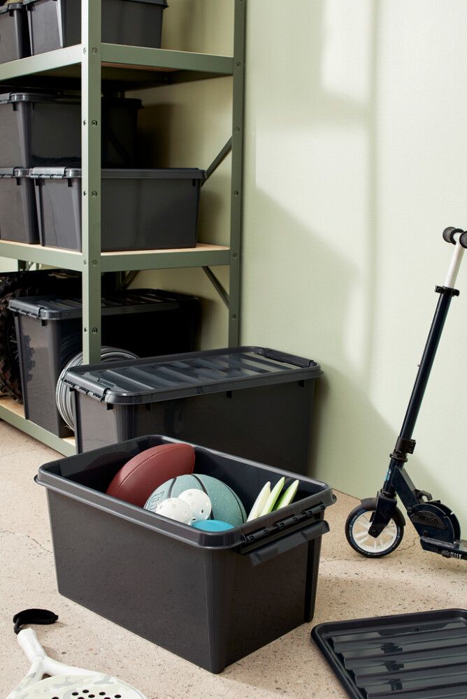 Plastkassi með loki 61L SmartStore Pro 65 grár