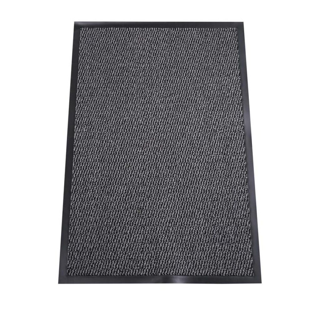 Gólfmotta með gúmmí 40x60cm dökkgrá 1stk
