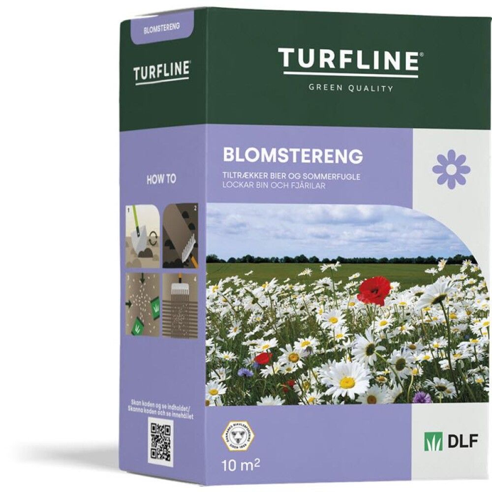 Blómafræ á grasflatir 100gr Turfline