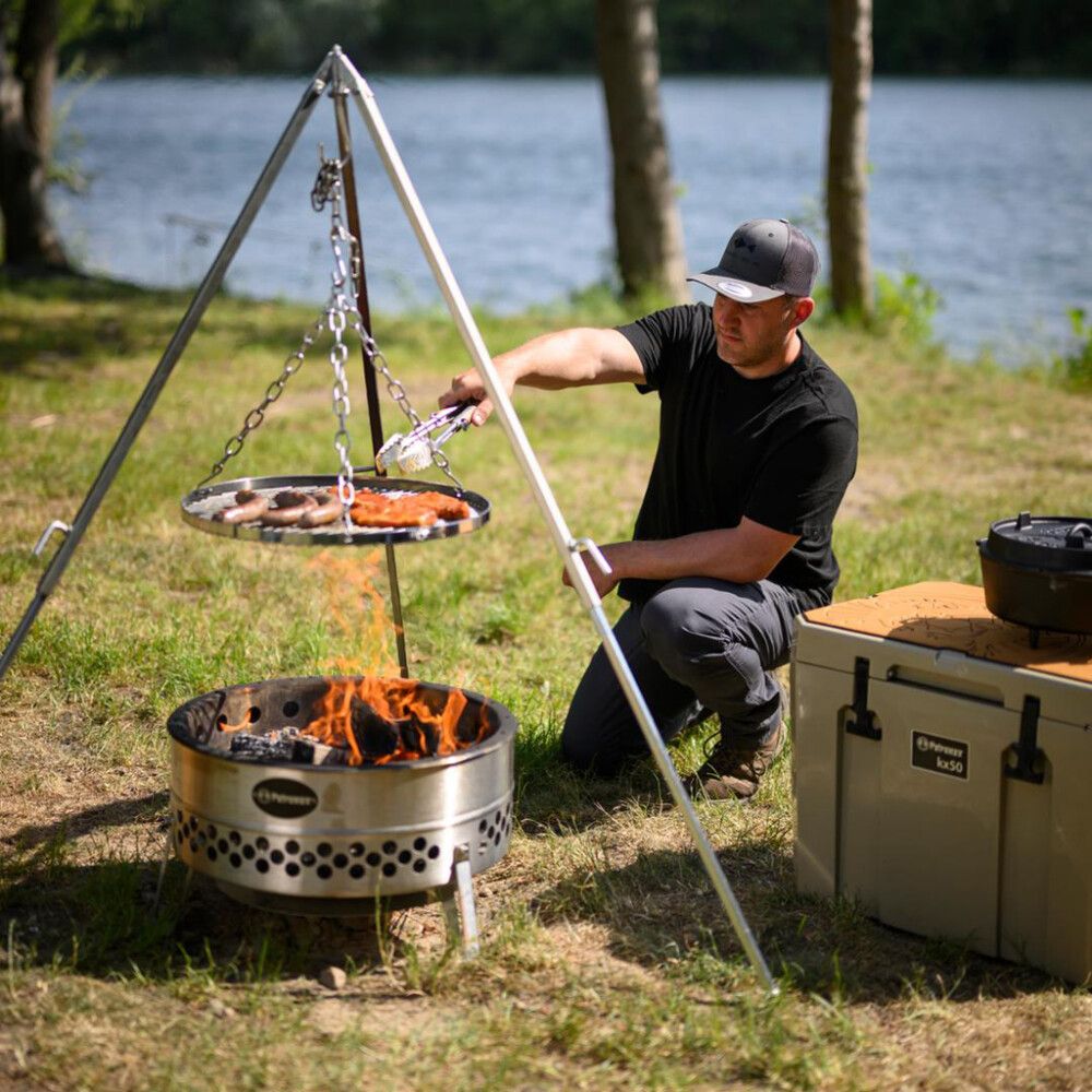 Þrífótur fyrir eldstæði galv. stál 105cm Petromax