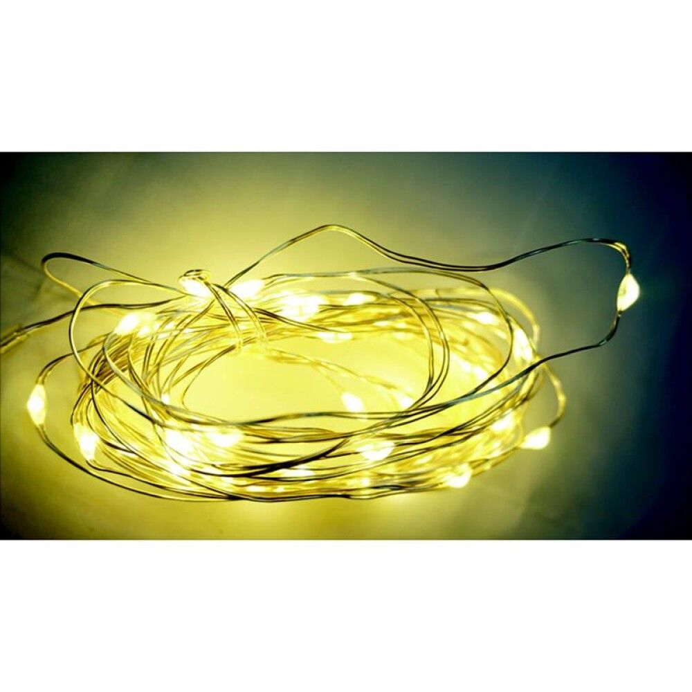 Jólasería 24 LED 2,4m Veli line hlýtt ljós IP20