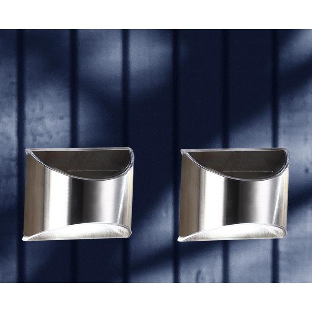 Veggljós sólarsellu 8x10 2 stk Veli Line