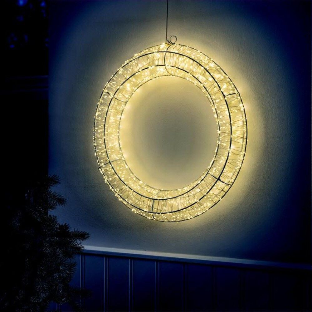 Ljósakrans 50x10 cm 1440 LED Veli Line hlýtt ljós