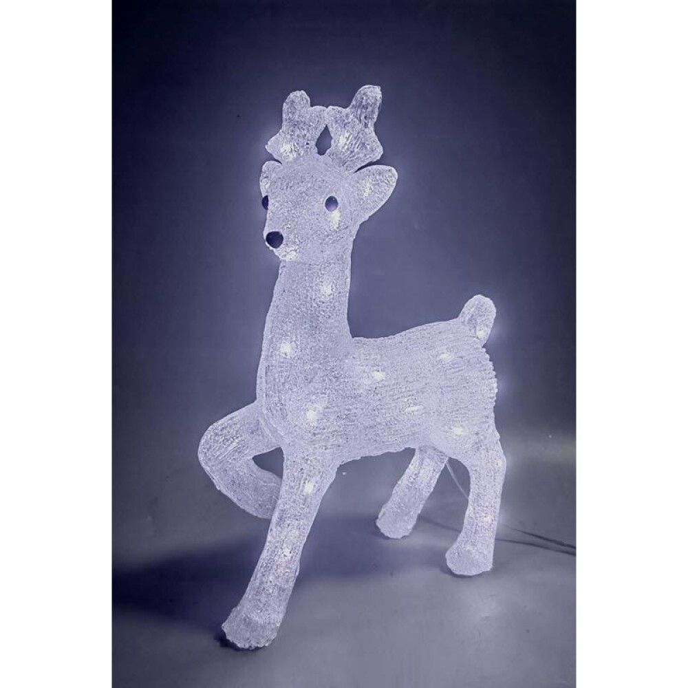Akrýl hreindýr 30 LED Veli line hæð 37 cm
