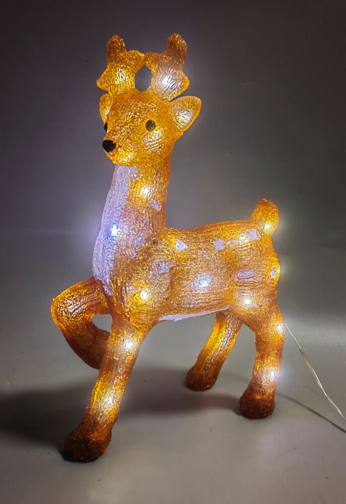 Akrýl hreindýr 30 LED IP44