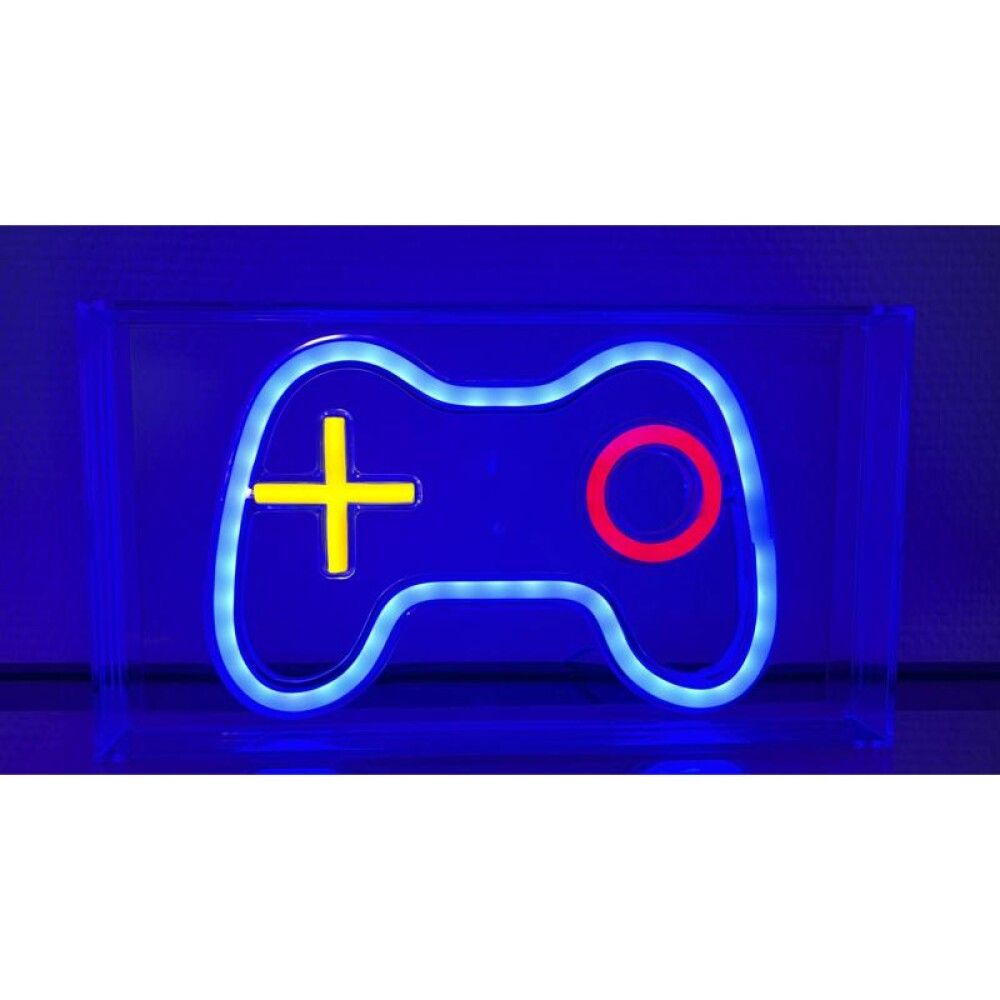 Neon skilti 19x20cm USB Gamer