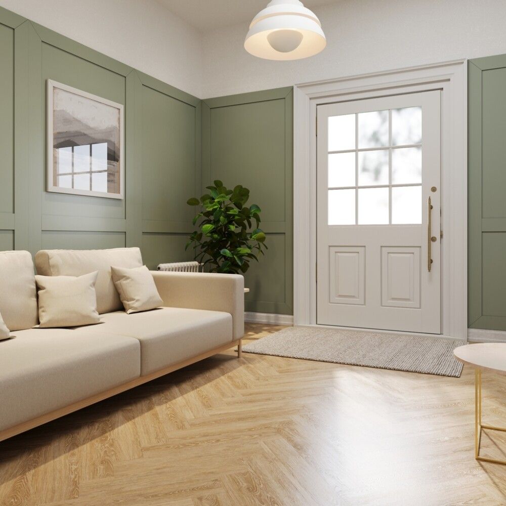 Vínylparket fiskibeina natural oak 7 mm Anelyst Living 1,59m²