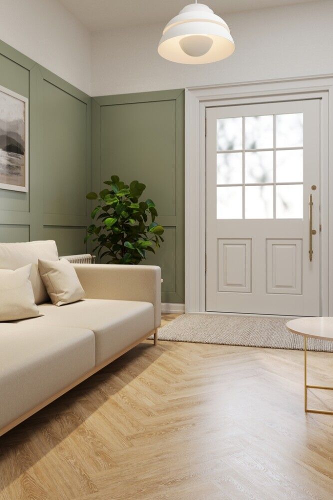 Vínylparket fiskibeina natural oak 7 mm Anelyst Living 1,59m²