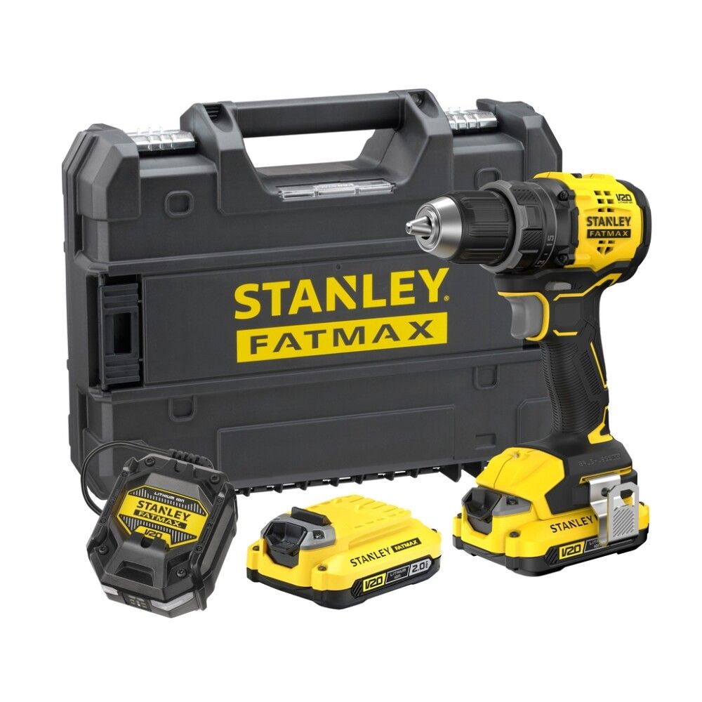 Borvél 18V 2x2,0Ah Stanley SFMCD714D2T-QW