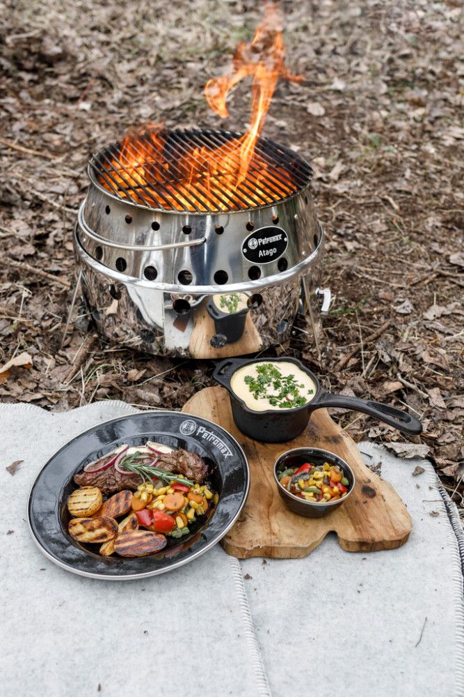 Diskar Petromax 2stk emalerað stál