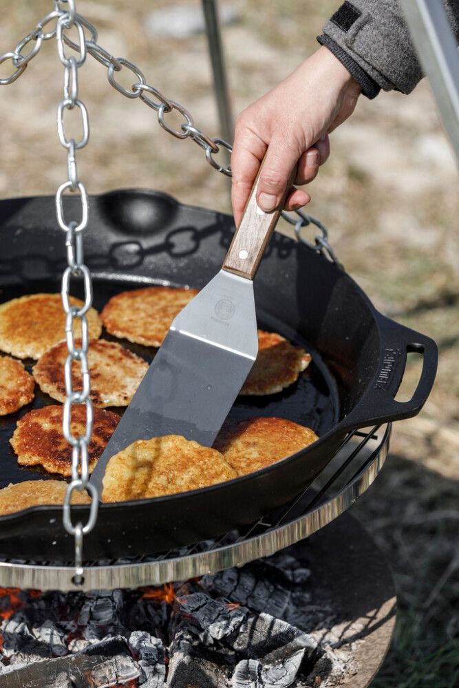 Grillspaði stál/tré 39cm Petromax