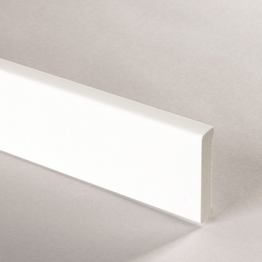 Gólflisti 12x57x3000mm Primo hvítur