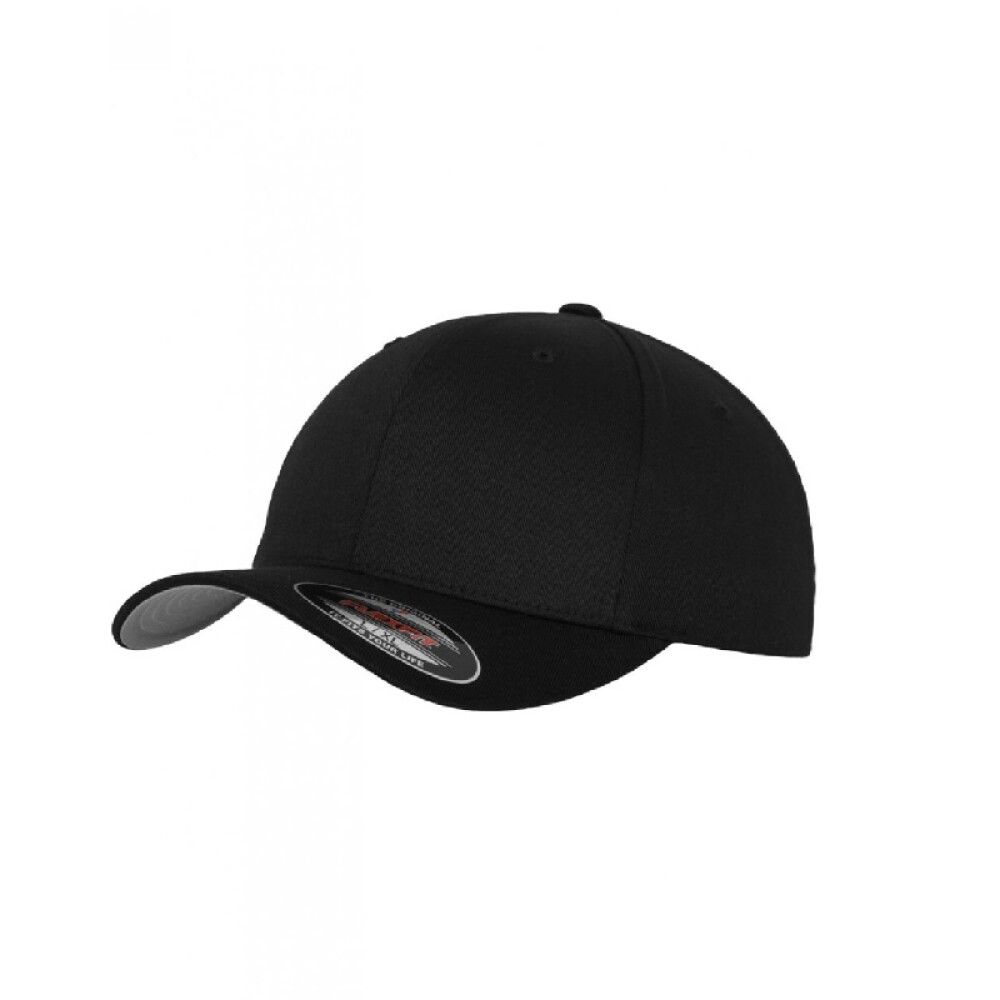 Derhúfa barna Flexfit baseball svört/grá