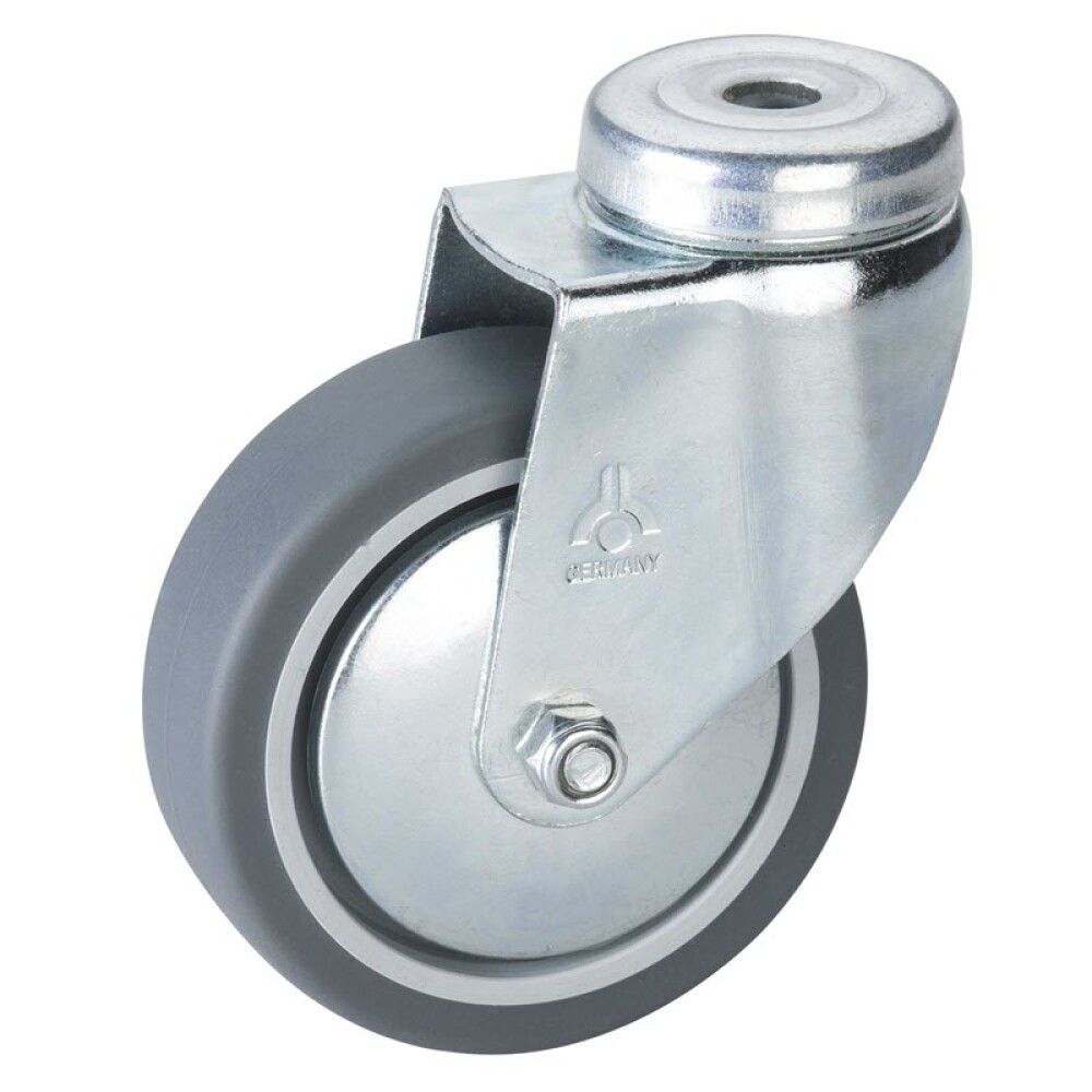 Snúningshjól án festipinna 75x25 mm Stabilit 50 kg