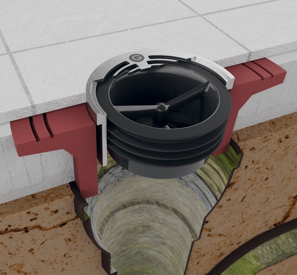 Niðurfallsloka einstefnu Green Drain 50-58mm