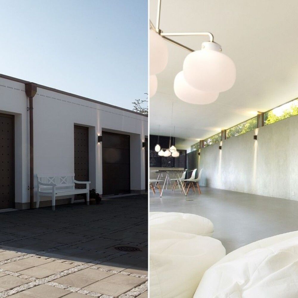 Veggljós GU10 Canto Maxi Kubi 17,2cm stál