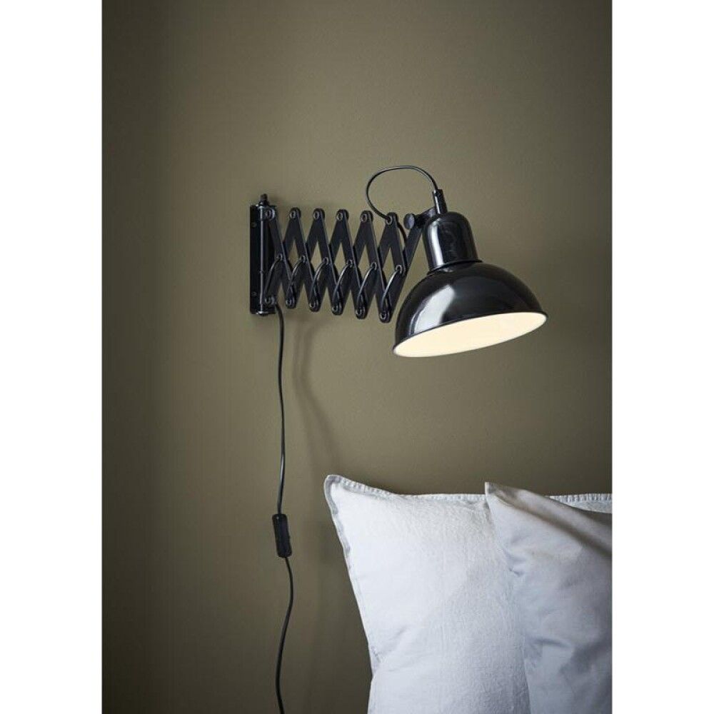 Veggljós útdraganlegt E27 Riggs  Ø18,5 cm