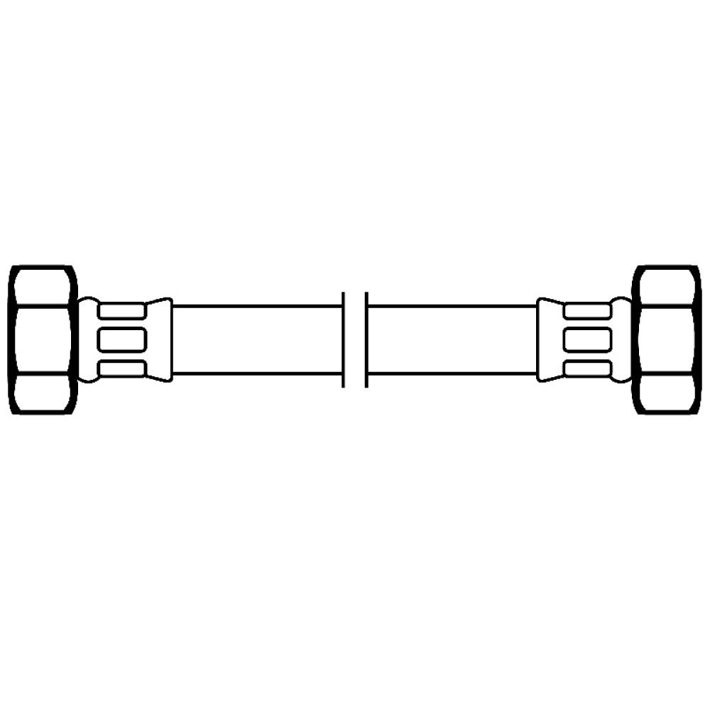 Tengislanga flex 1/2"x1/2" 200cm