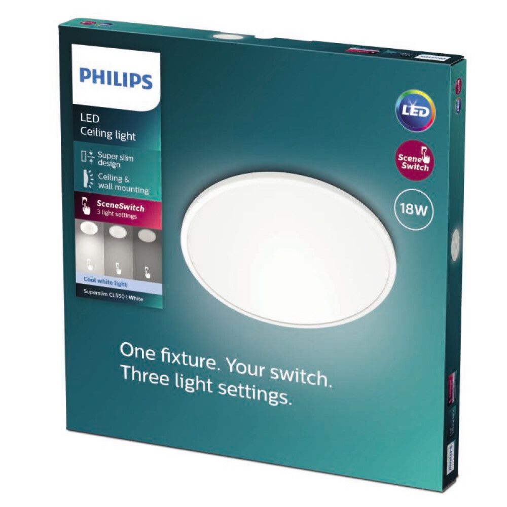 Kúpull LED Super Slim 18W 4000K 30cm Philips