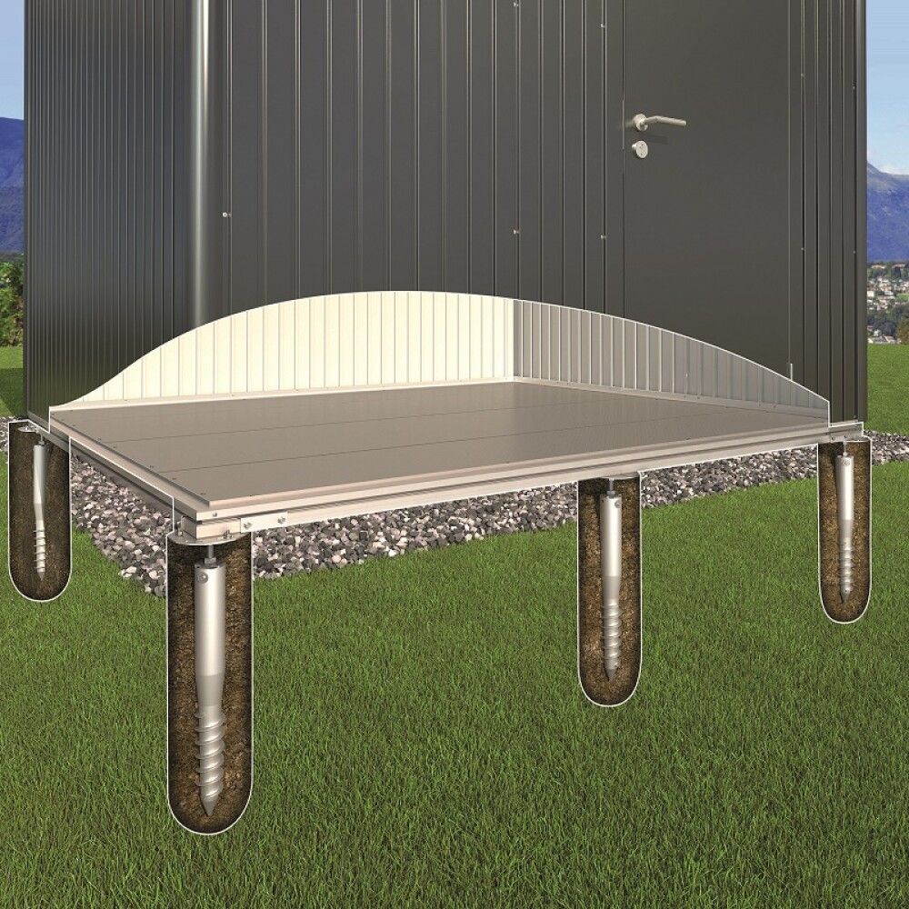 Grunnur með jarðvegsskrúfum Smartbase Plus H1+HS+P1