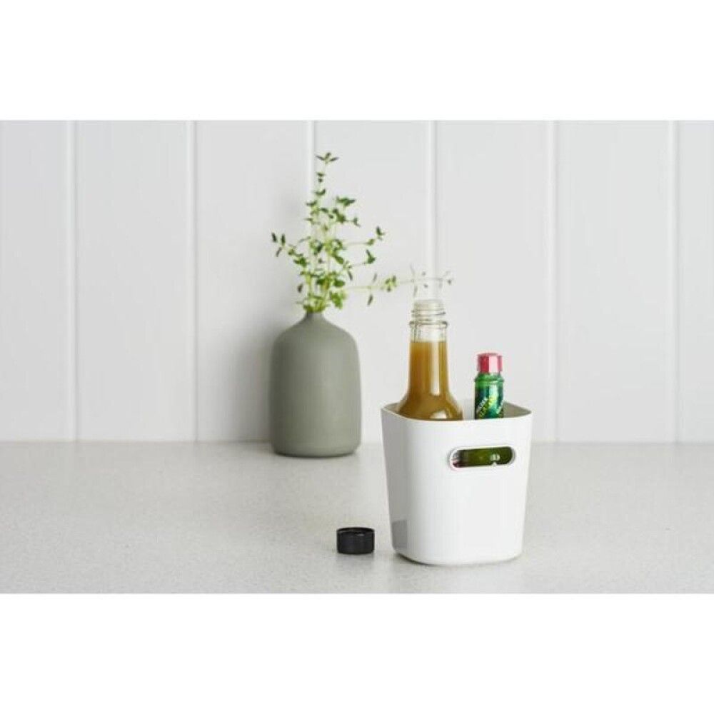 Plastkassi 0,6L SmartStore Compact mini hvítur