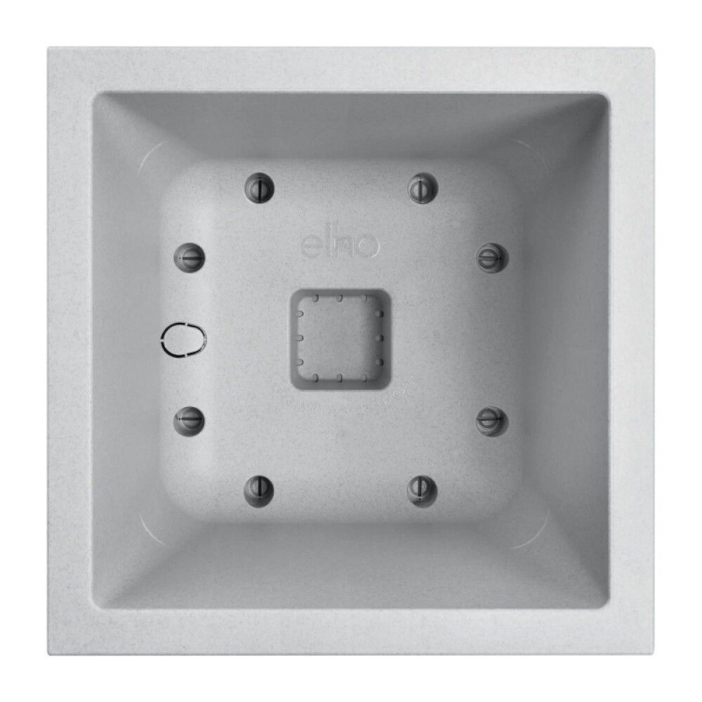 Útiblómapottur Vivo Next Square 39cm cementsgrár