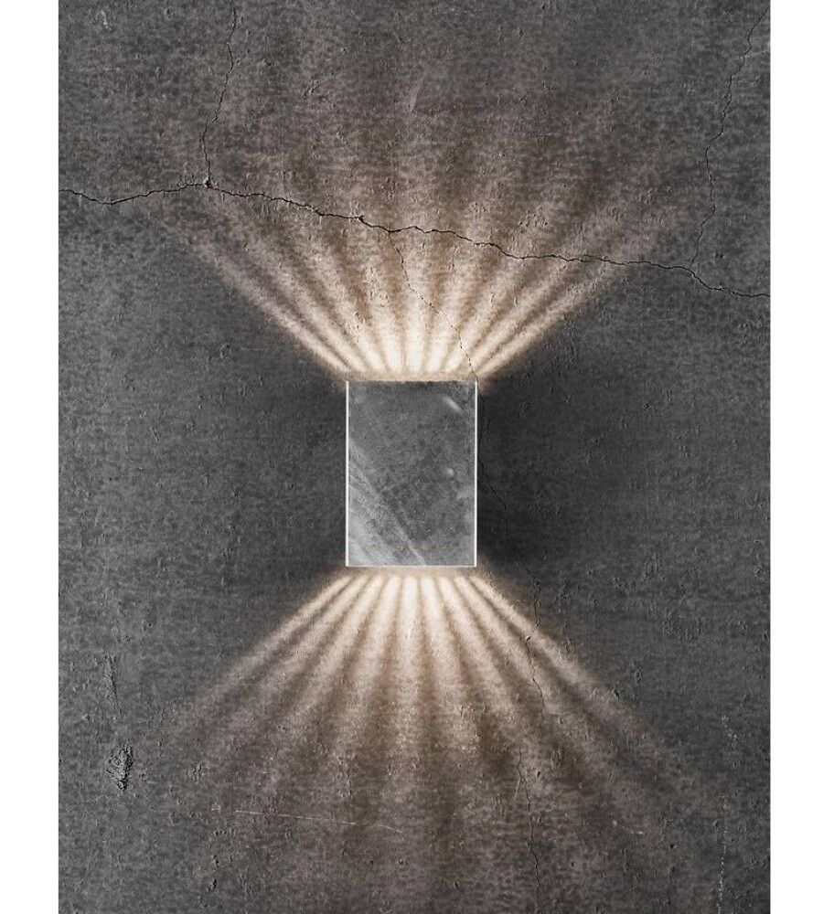 Veggljós LED Fold 10 galvaníserað stál 14,8 cm