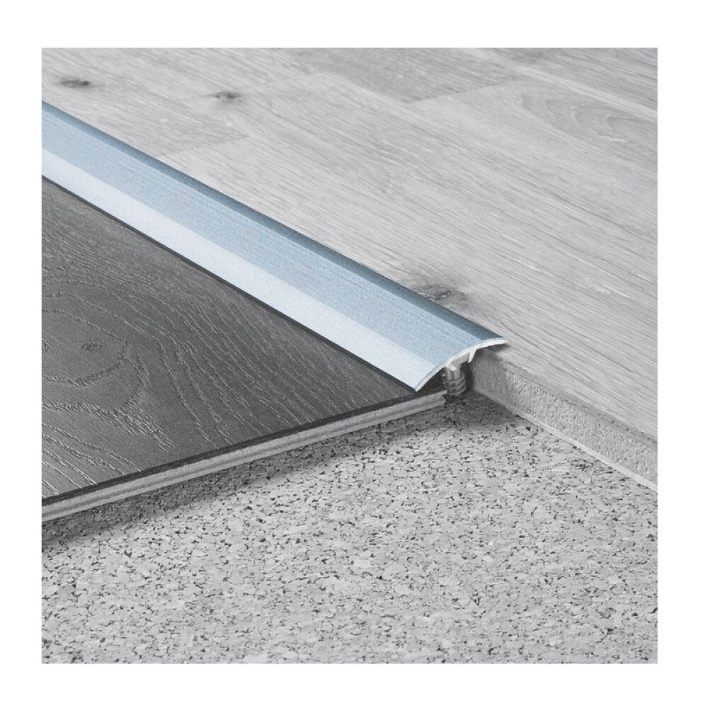 Frágangslisti samskeyta 90x3,2cm Logoclic silfur