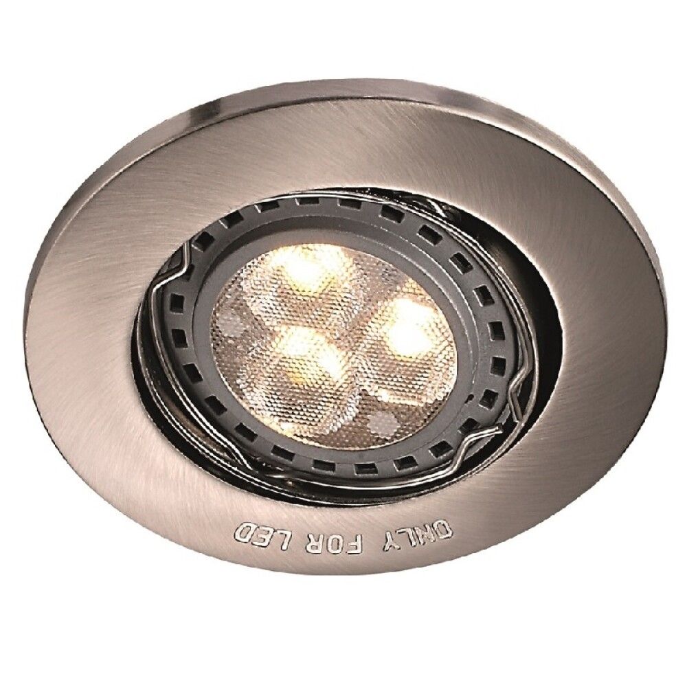 Innfeldur kastari GU10 Mixit stál Ø8,5 cm