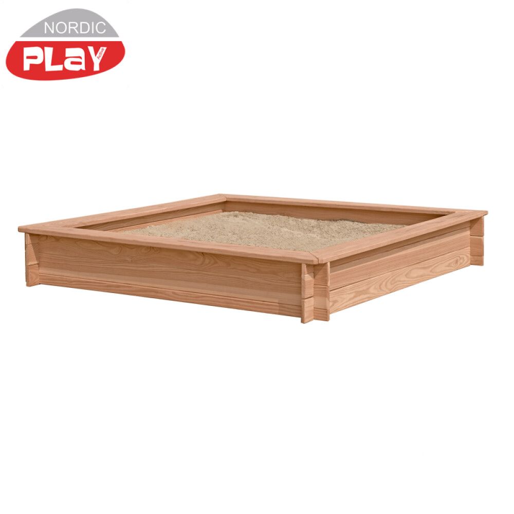 Sandkassi 150x150x25 cm lerki