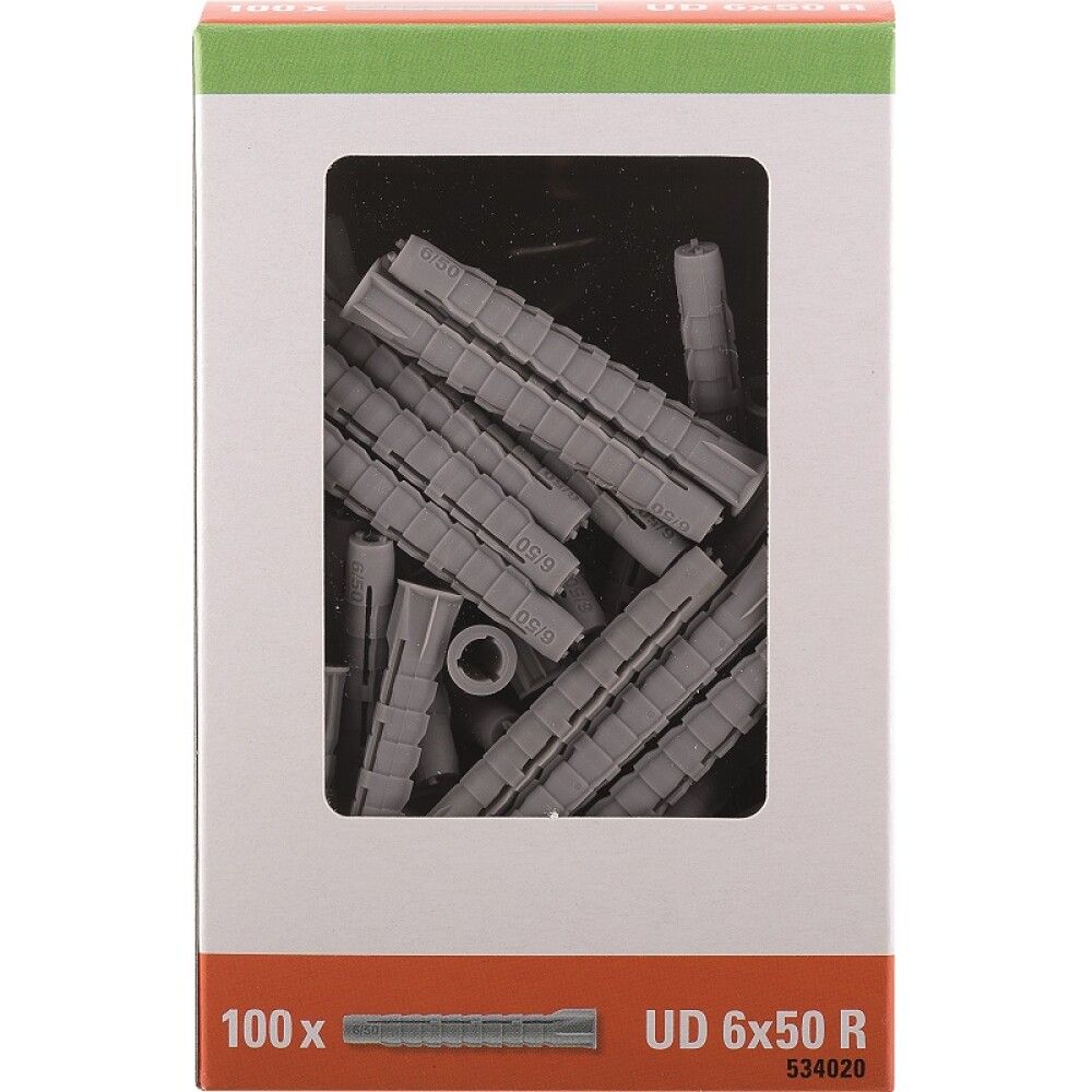 Múrtappi 6x50mm Stabilit R 100stk