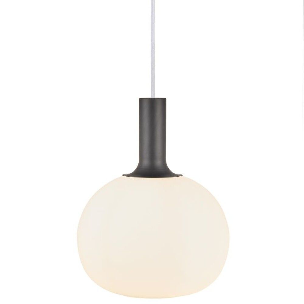 Hangandi ljós E27 Alton hvítt Ø25 cm