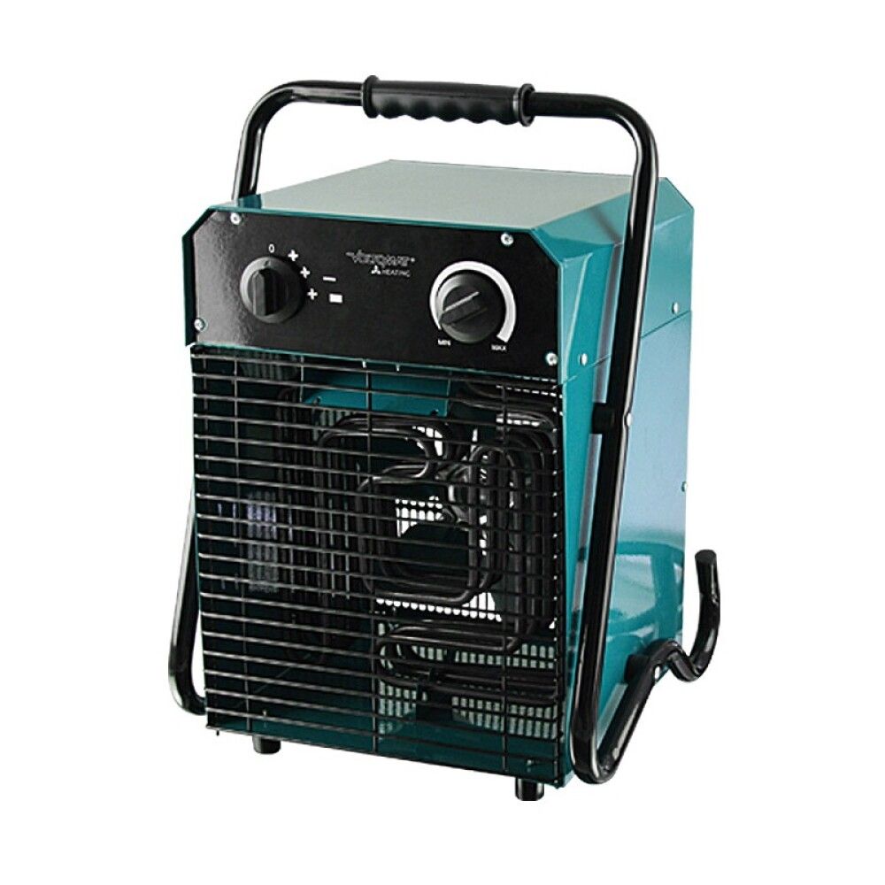 Hitablásari 400V 5000W Voltomat IPX4 grænn