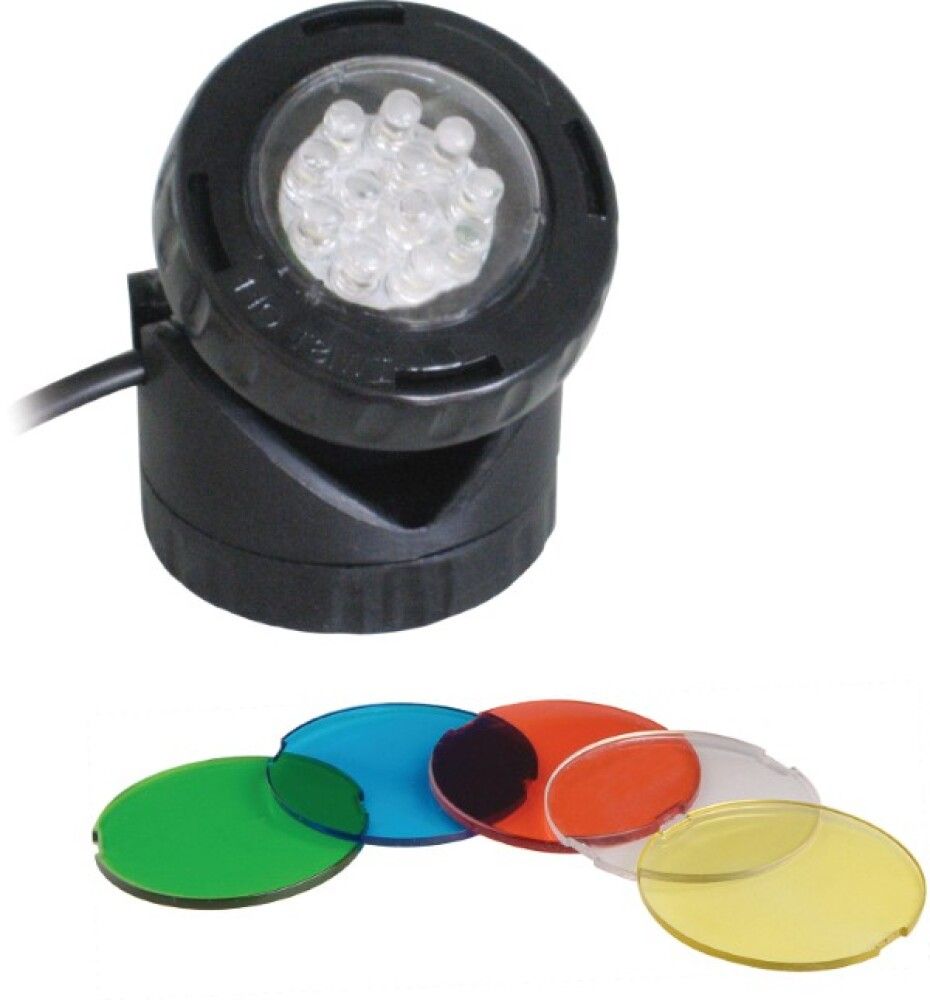 Kastari 12 LED nokkrir litir