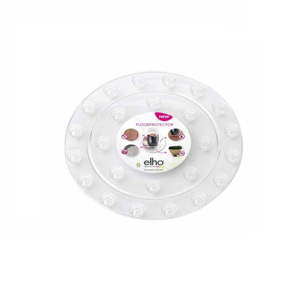 Gólfhlíf fyrir blómapott Ø18cm Elho glær