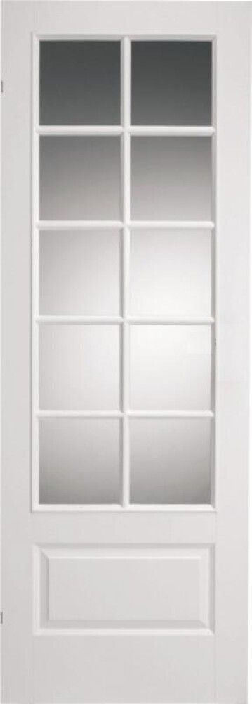 Innihurð með 2x5 gleri 725x2040 mm Dooria hvít B