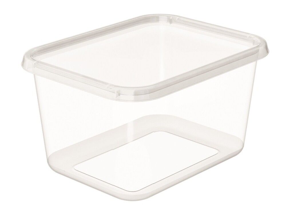 Plastkassi með loki 25L SmartStore Basic glær