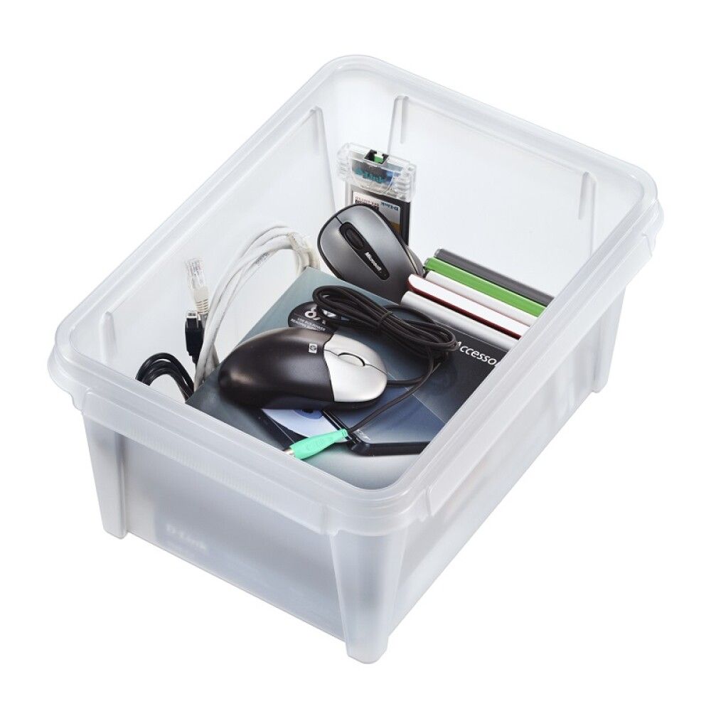 Plastkassi með loki 12L SmarStore Dry 15 grár