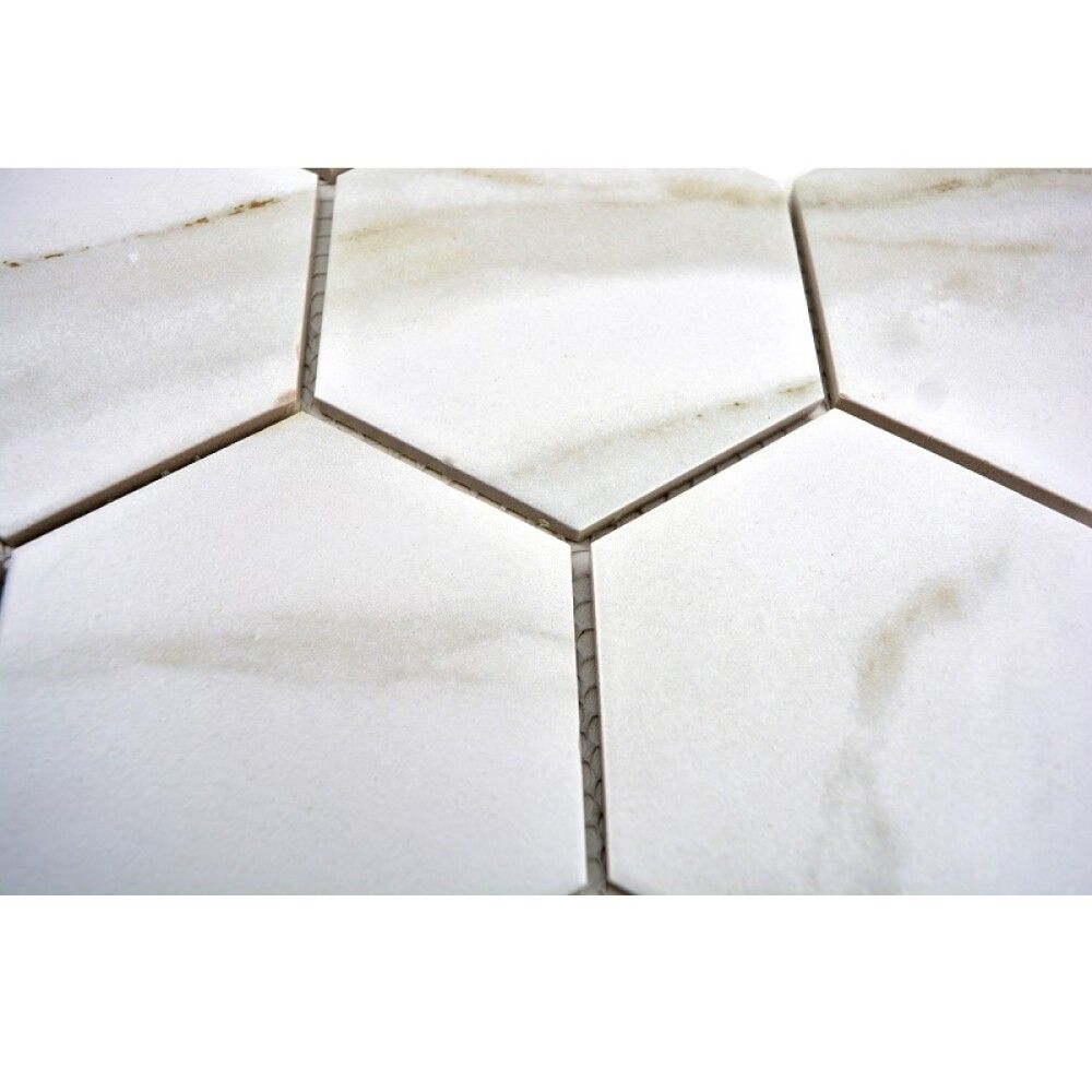 Mósaík Hexagon calacatta 26,5x29,5 cm