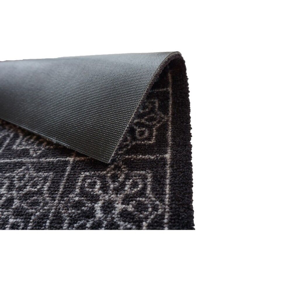 Dyramotta 150x50cm Miabella svört/grá