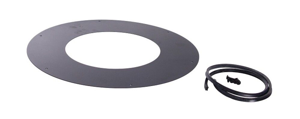 Loftkragi fyrir kamínu 0-10° Aduro svartur