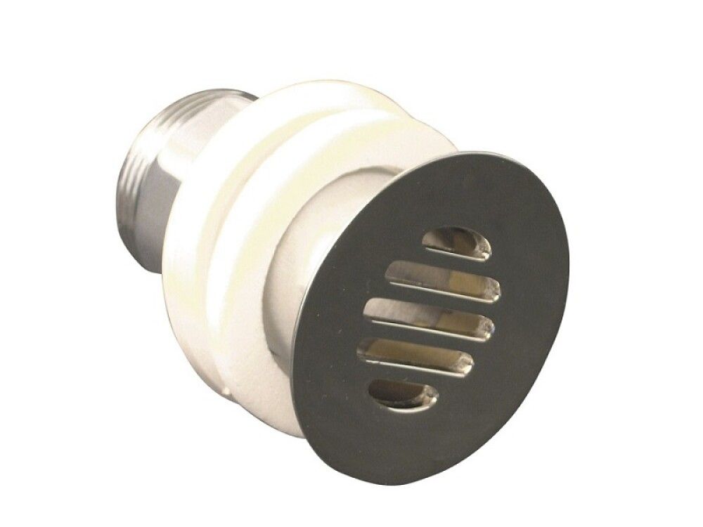 Botnventill með rist 1 1/4"