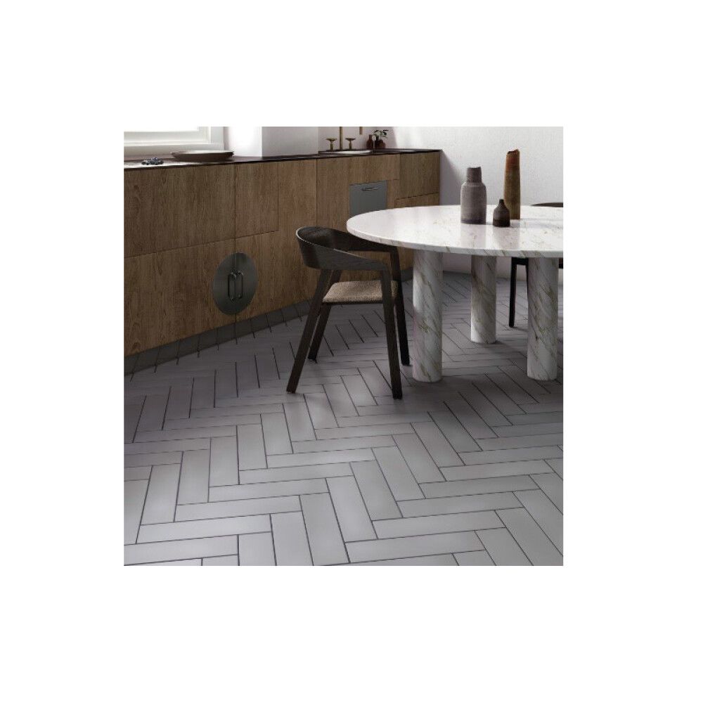 Gólf- & Veggflísar Ajour 9,2X36,8cm 0,65m² platnum grey