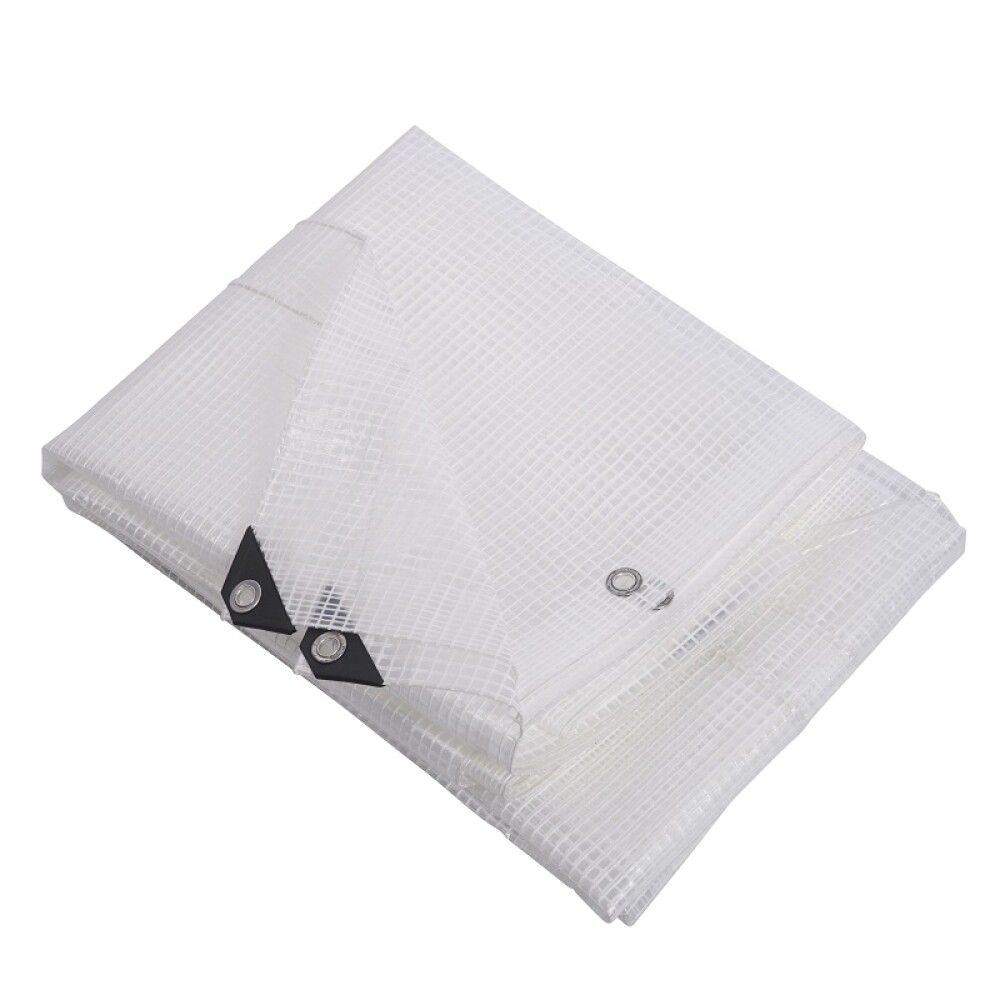 Segldúkur með kósum 140g/m² 3x5m 15m² hvítur strigi