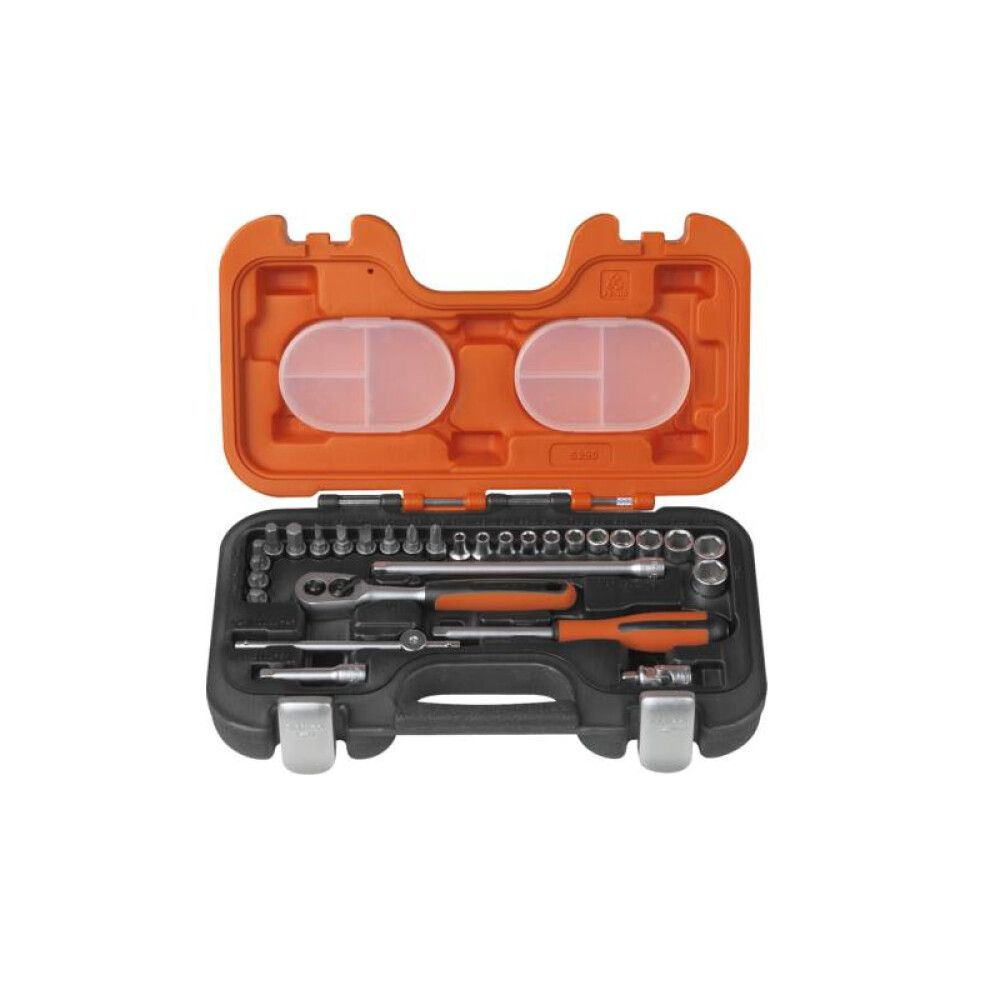 Topplyklasett 1/4" 29 hlutir 4-13 mm Bacho