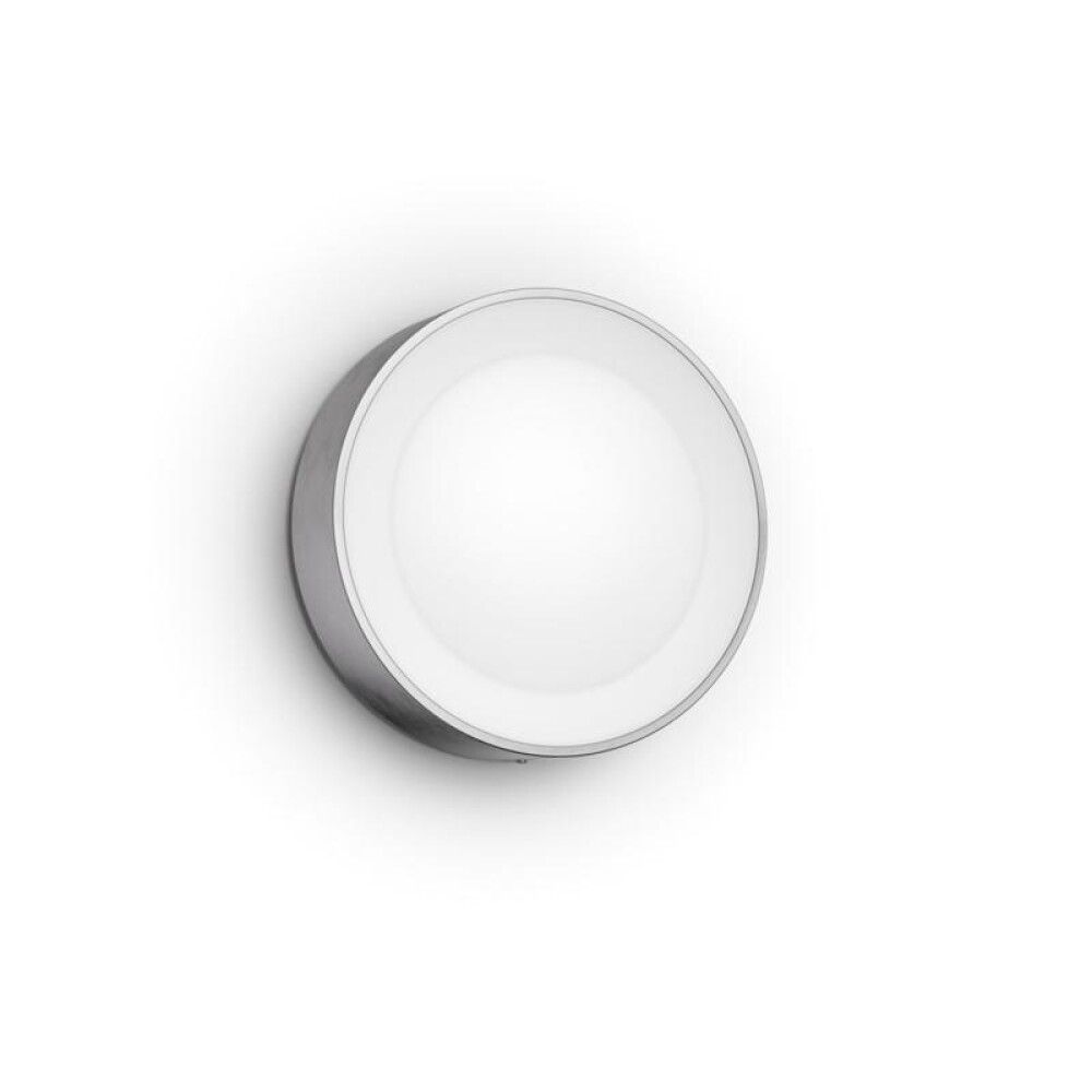 Veggljós LED Daylo 15W IP44 Philips Hue WCA Ø22 cm ál