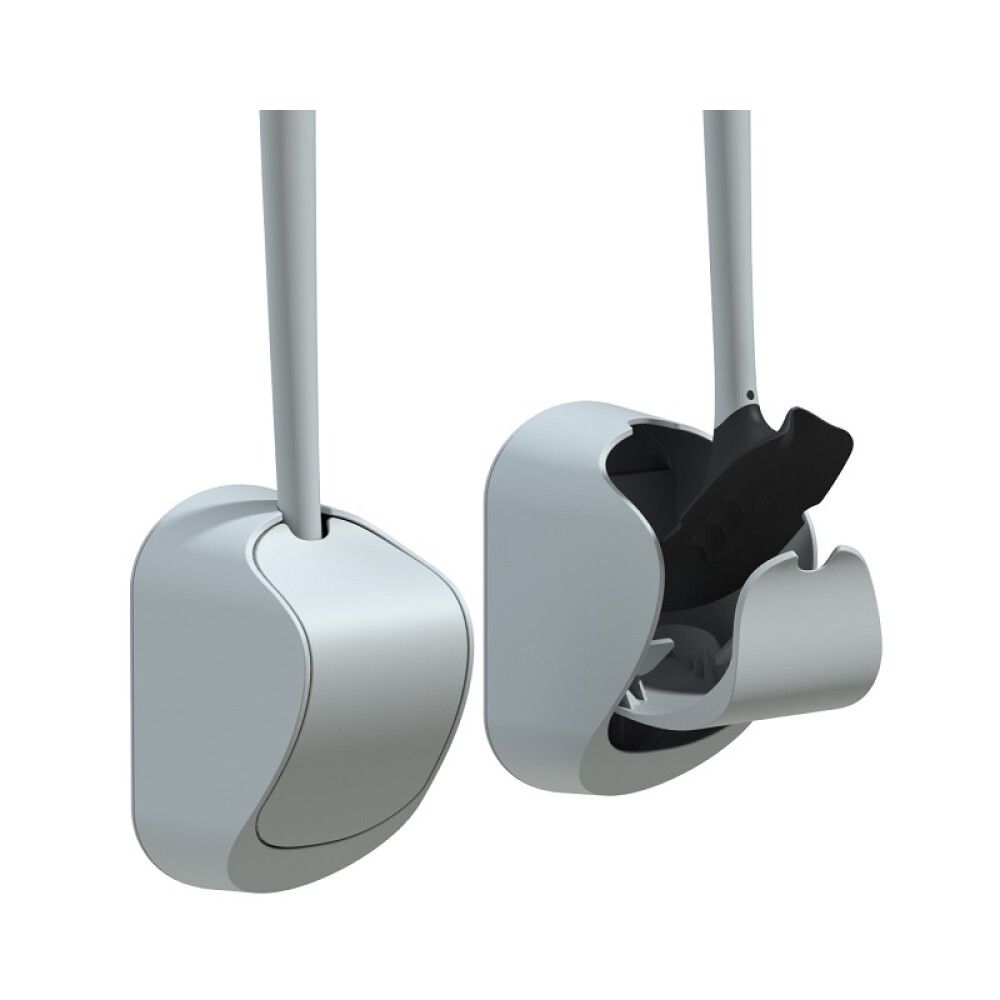 Klósettbursti veggfestur Sanimaid Paris hvítur