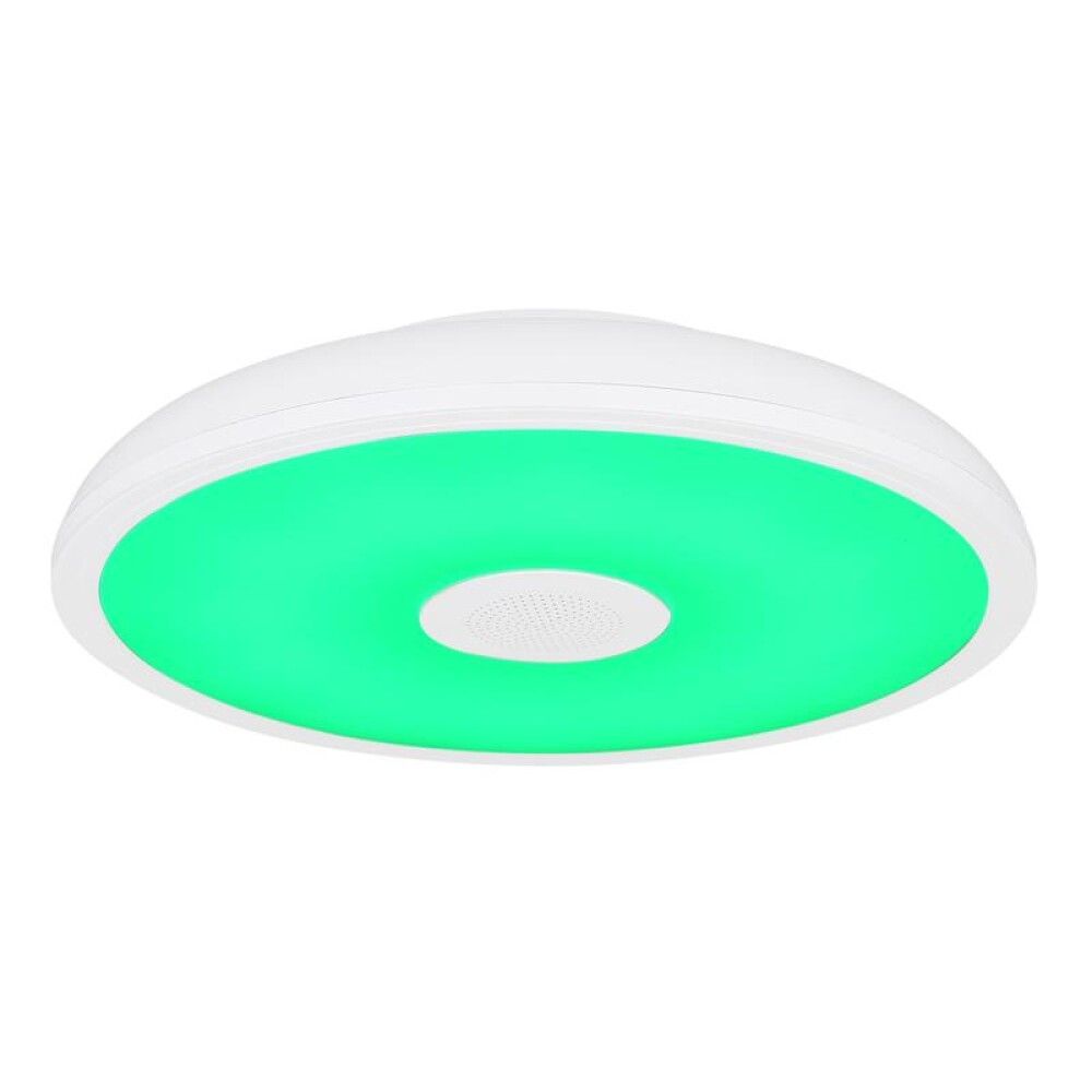 Hátalarakúpull LED 18W Raffy 3000-6500K RGB Ø28cm hvítur